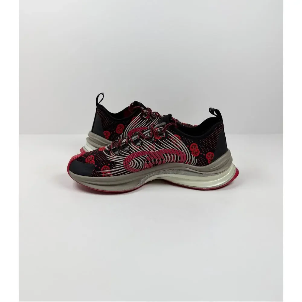 Size 9G/10US - Gucci Run Sneaker Black Red